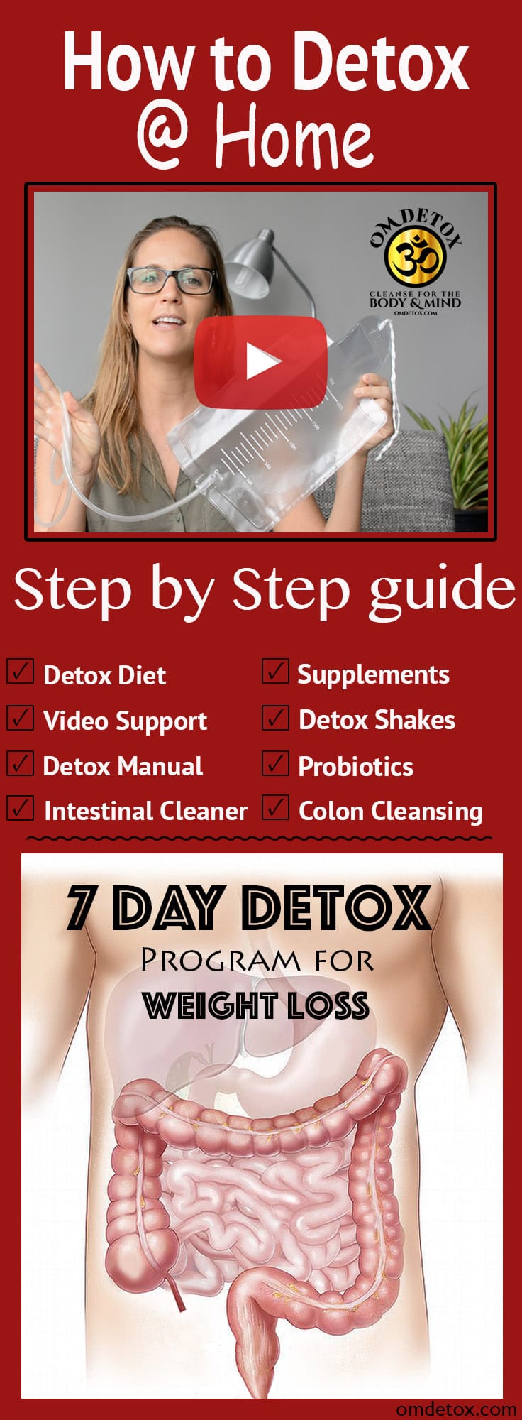How to detox at home. Step by step 7 day detox program, Detox diet and Detox drinks