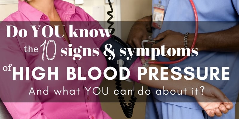 Do YOU Know The 10 Signs and Symptoms of High Blood Pressure - OMDetox
